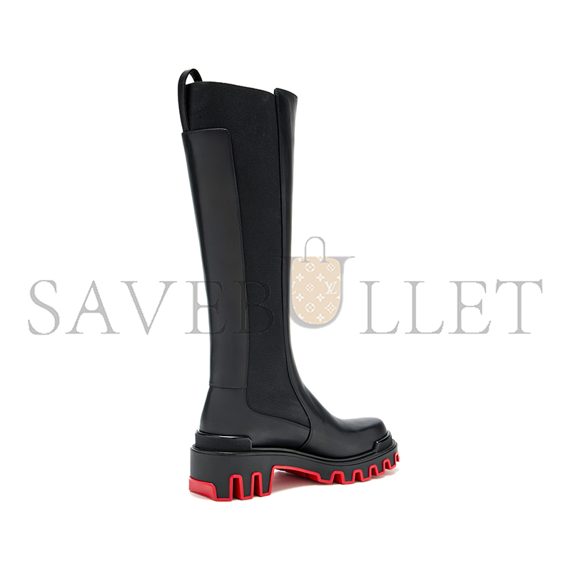 CHRISTIAN LOUBOUTIN MARCHACROCHE DUNE BOTTA BOOTS 1250053BK01